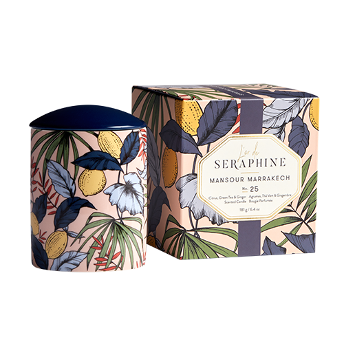 L'or de Seraphine - Mansour Marrakech Large Ceramic Jar Candle