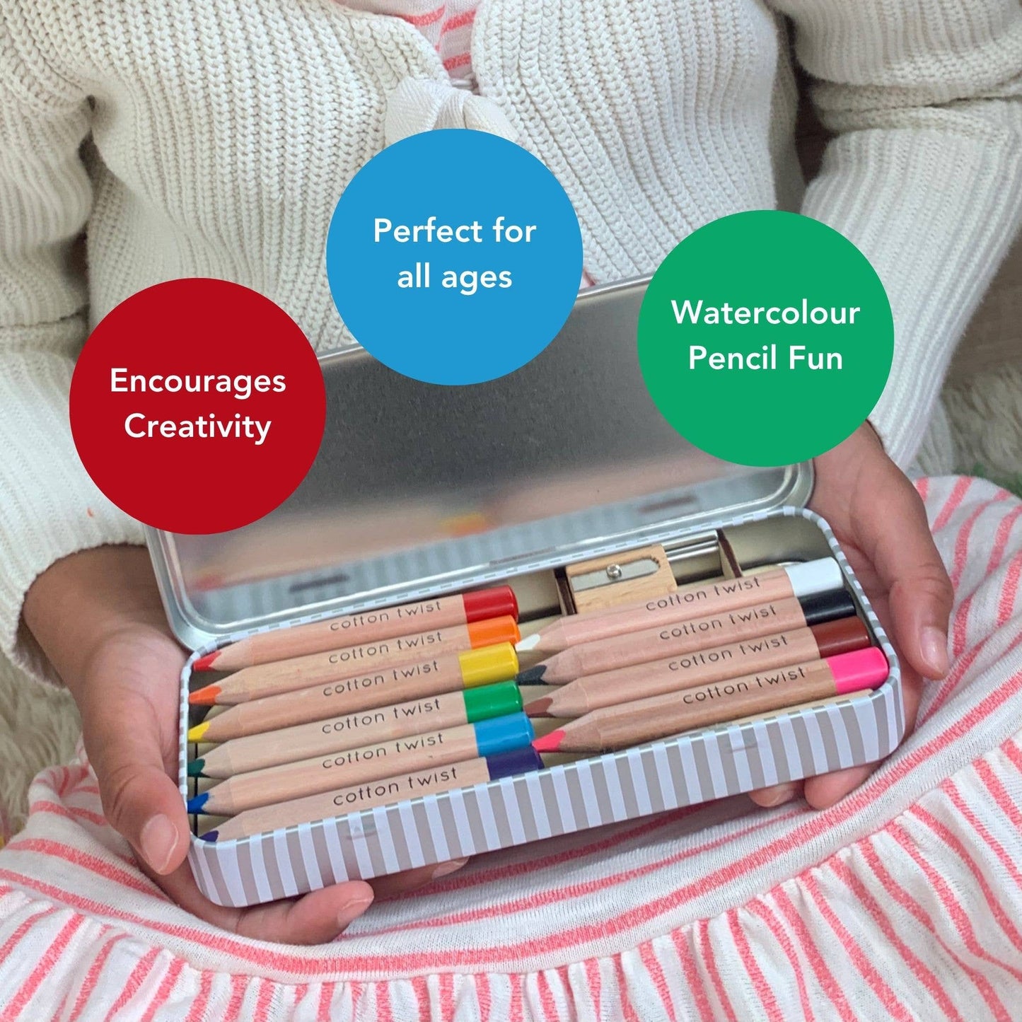 Cotton Twist - Jumbo Watercolour Pencils Set