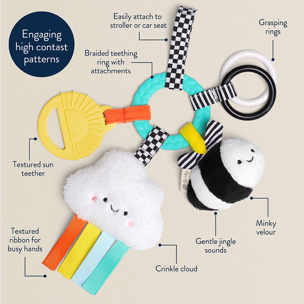 Itzy Ritzy - *NEW OPTION* Bitzy Busy Ring™ Teething Activity Toy