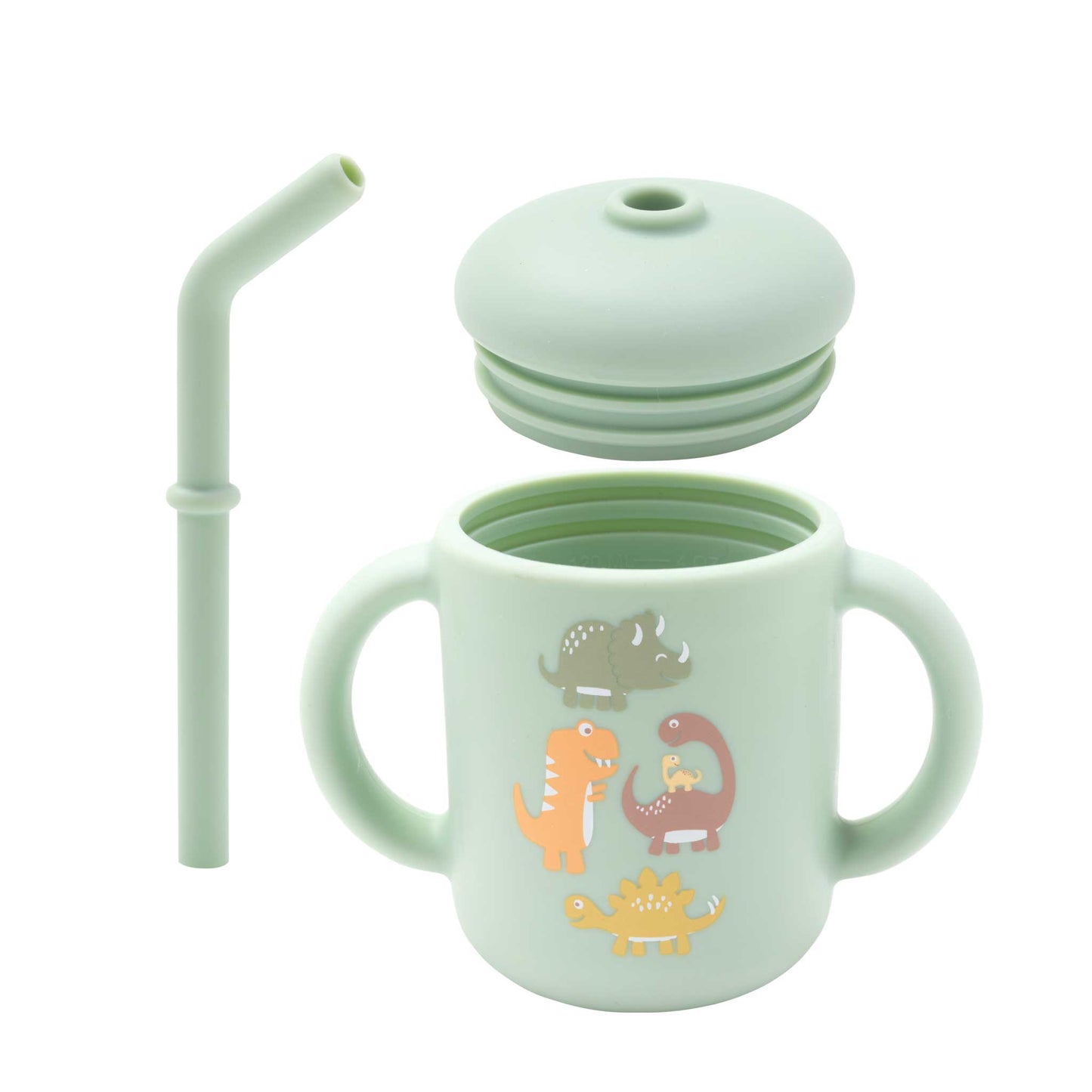 Sugarbooger by Ore’ Originals - Fresh & Messy Sippy Cup | Baby Dinosaur