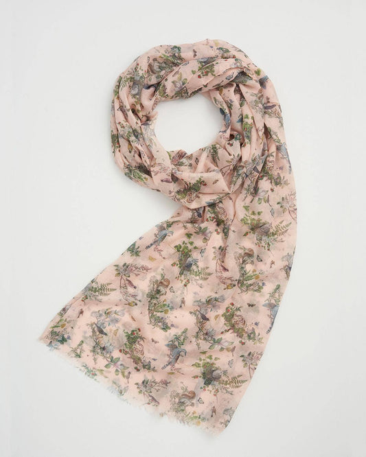 Fable England - FABLE Morning Song Peach Parfait Lightweight Scarf