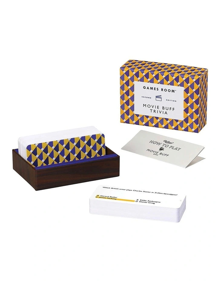 Movie Buff Trivia - Games Room Card Game