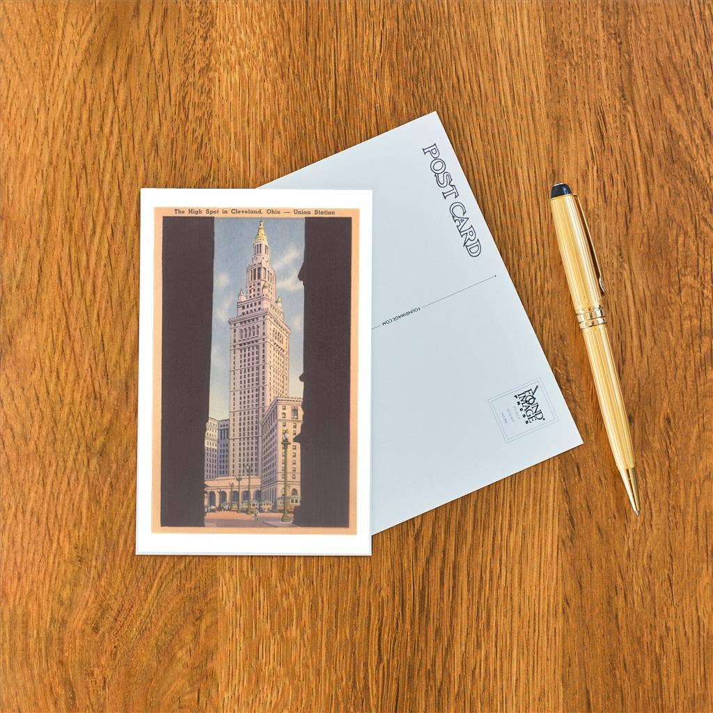 Found Image Press - Postcard OH-592 Union Station, Cleveland