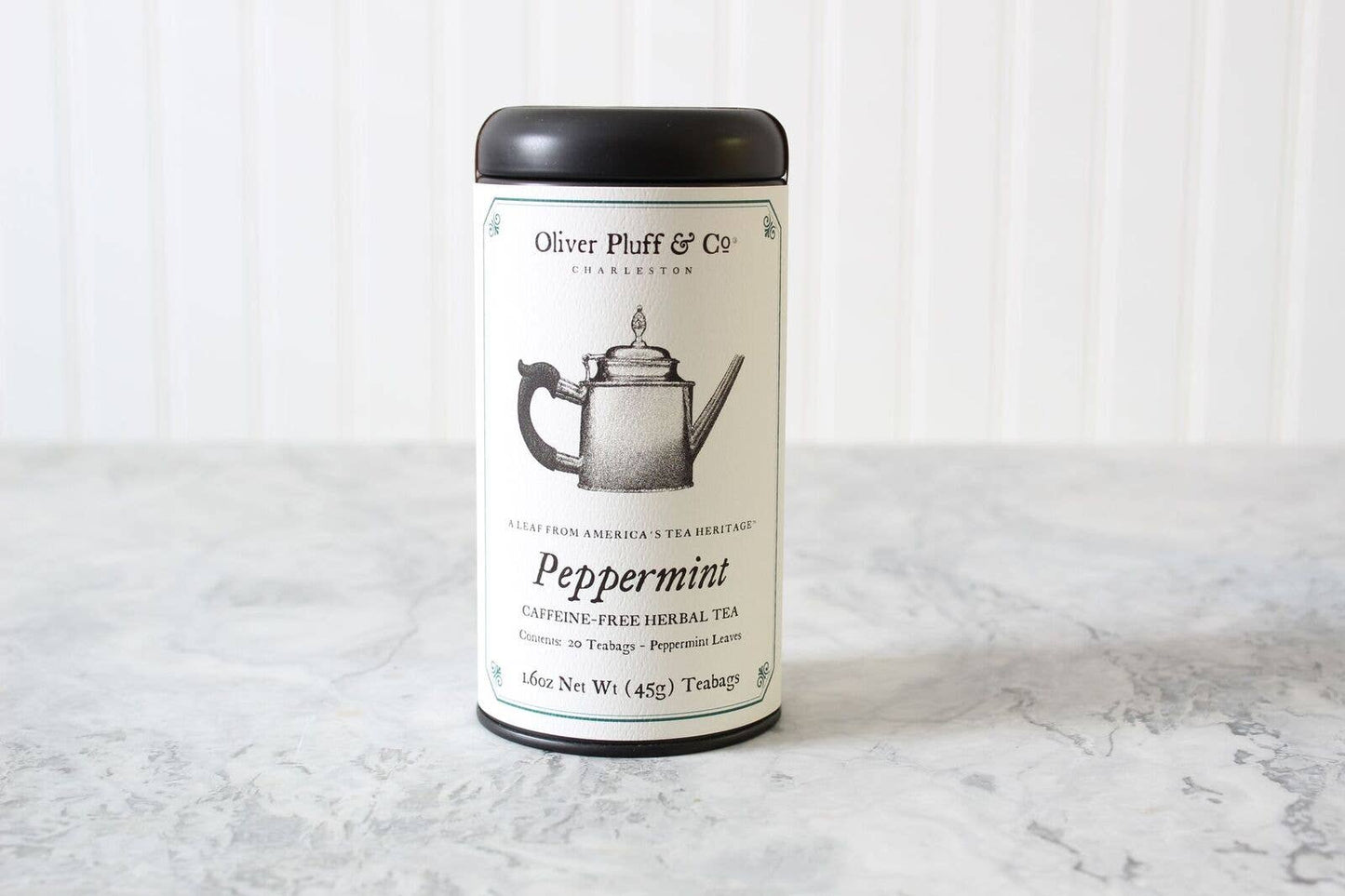 Oliver Pluff & Company - Peppermint - 20 Teabags in Signature Tea Tin
