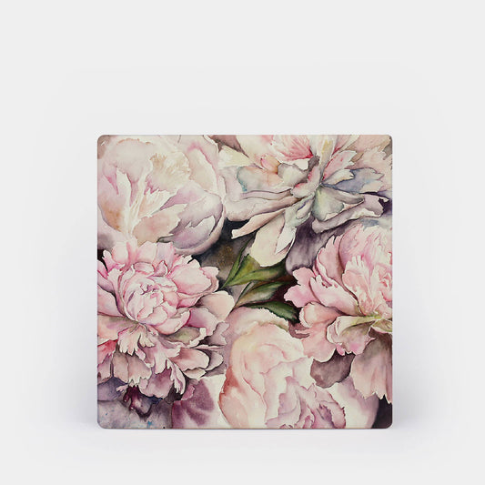 Monarque - 4 Pack - Peonies Coaster