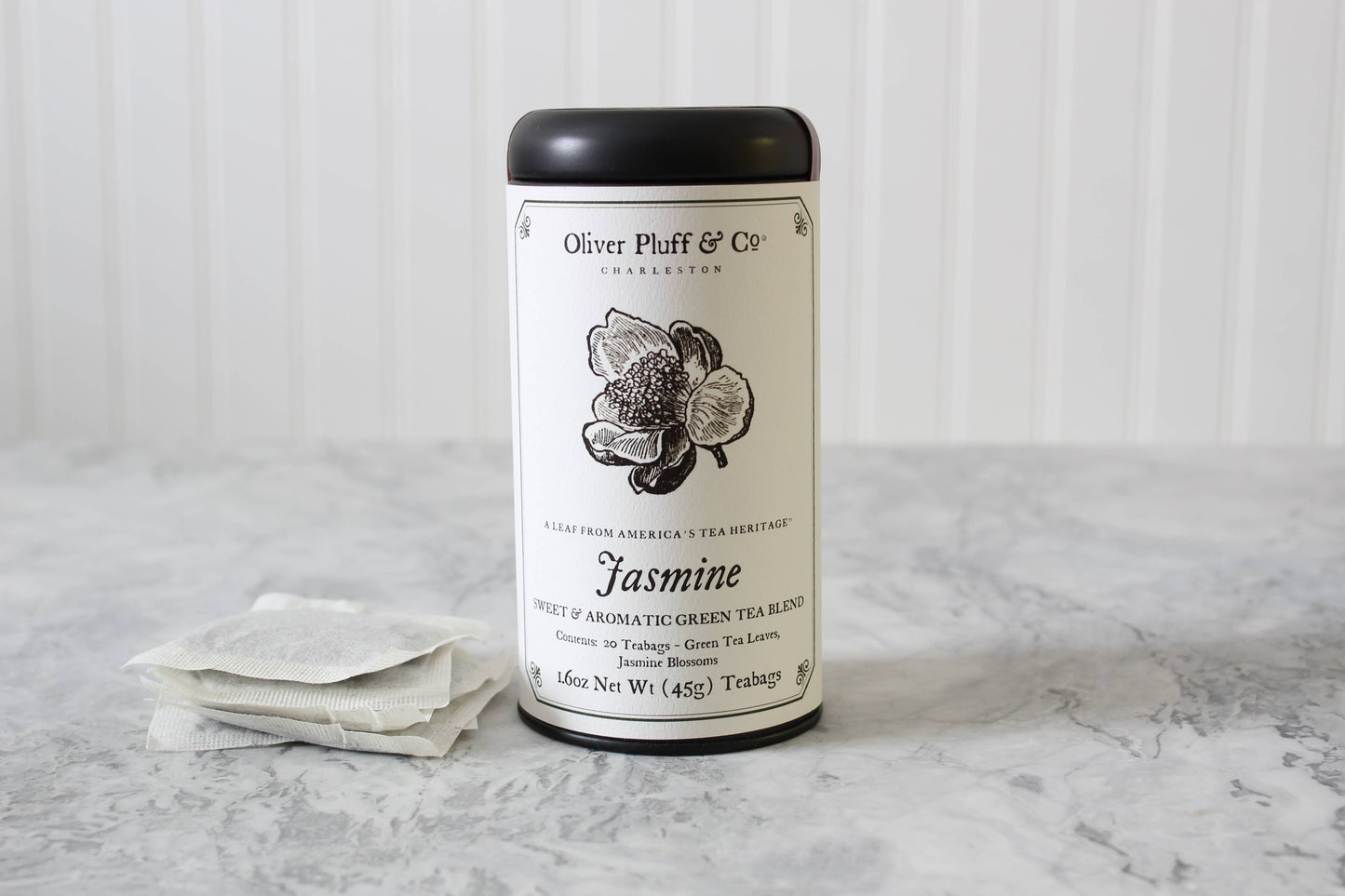 Oliver Pluff & Company - Jasmine - 20 Teabags in Signature Tea Tin