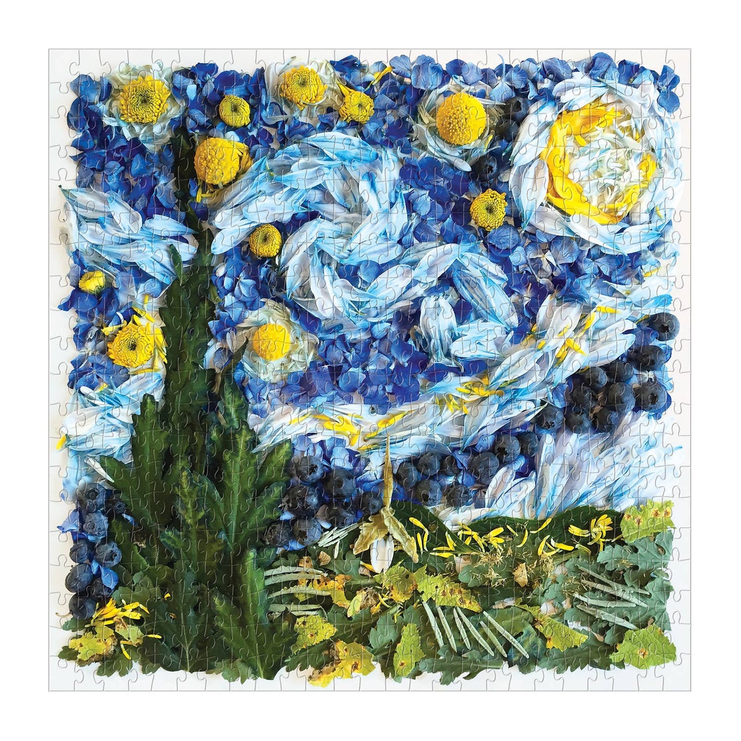 Chronicle Books - Starry Night Petals 500 Piece Puzzle