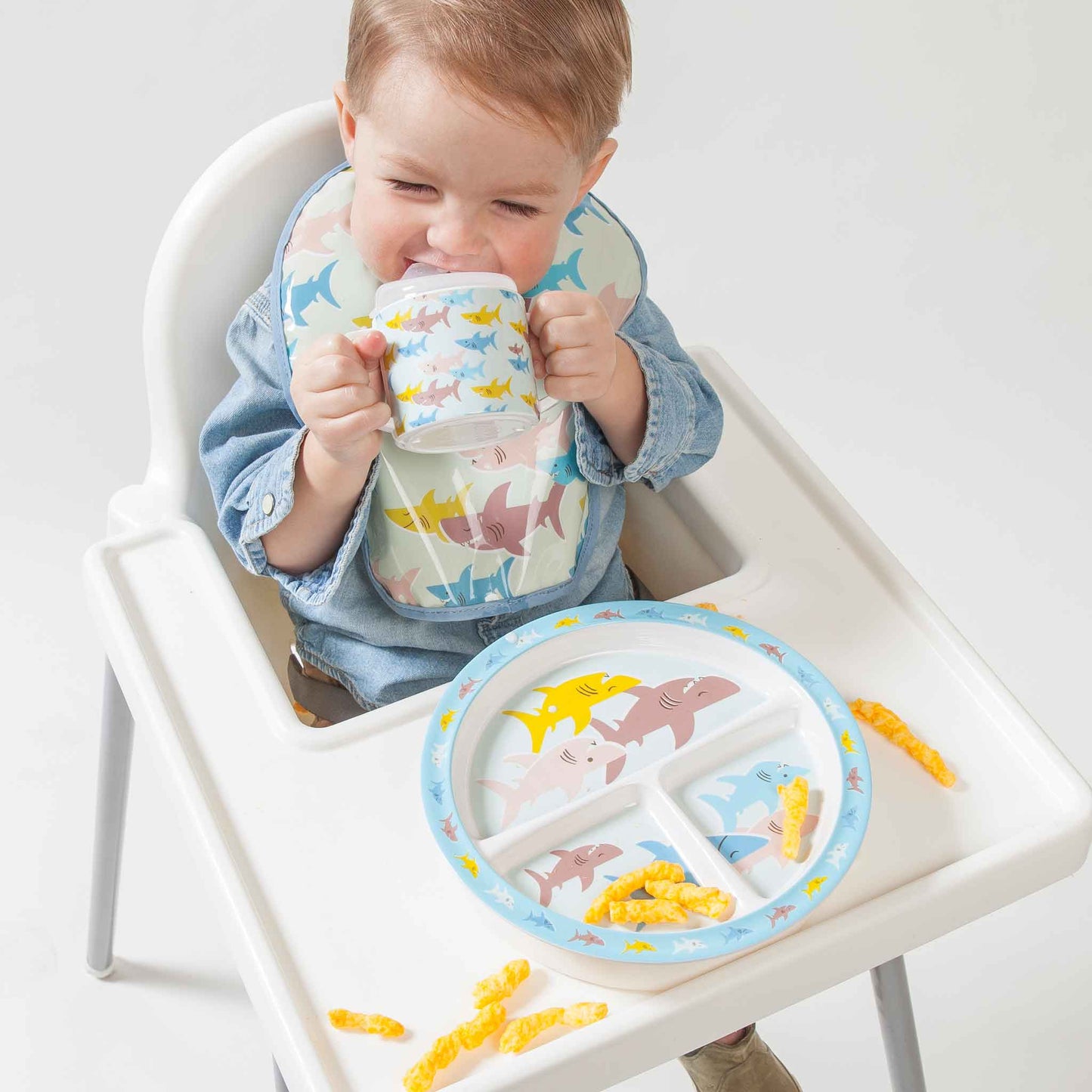 Sugarbooger by Ore’ Originals - Sippy Cup | Smiley Shark