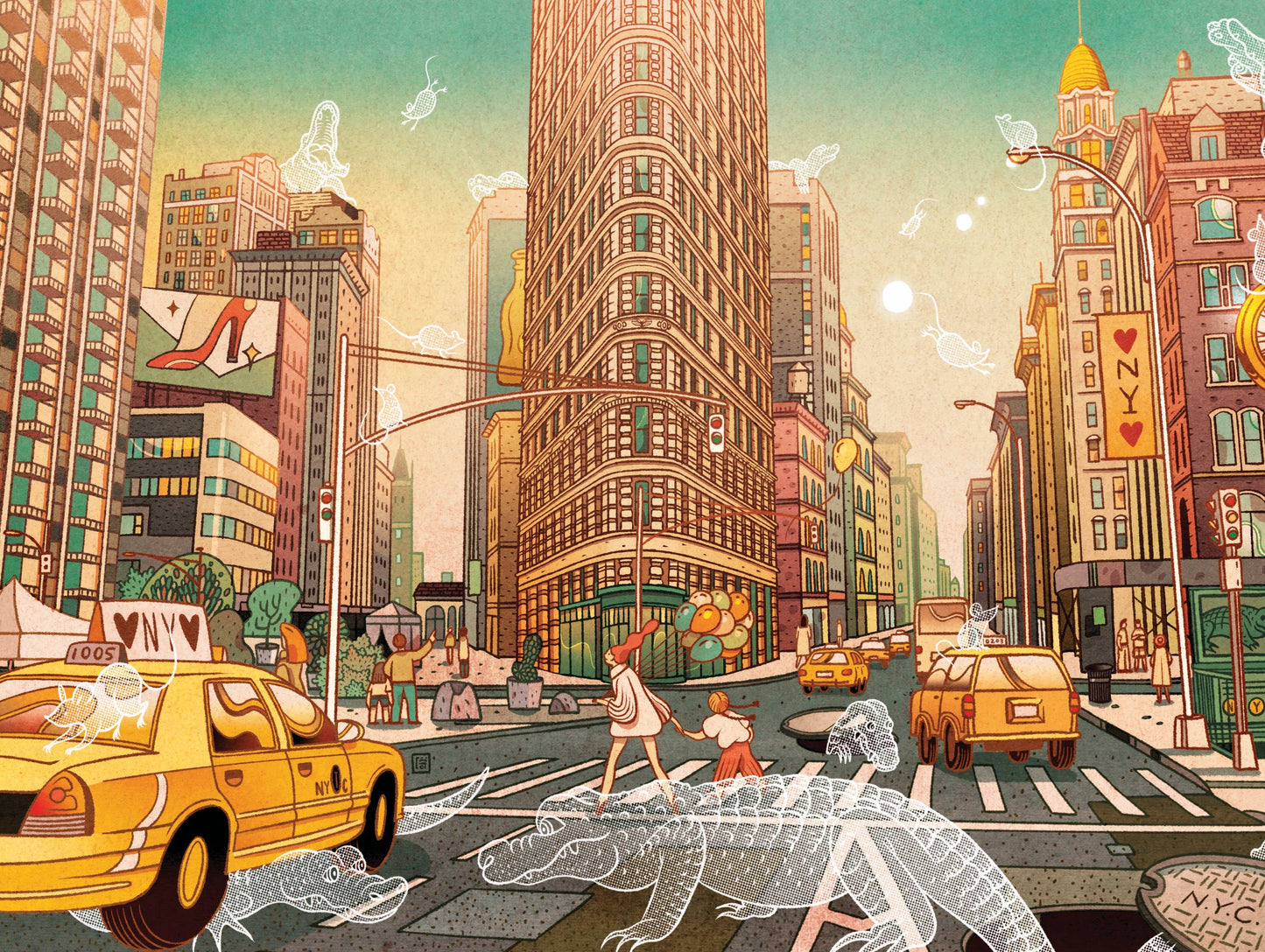 New York Puzzle Company - New York Underdogs - 750 Piece Jigsaw Puzzle