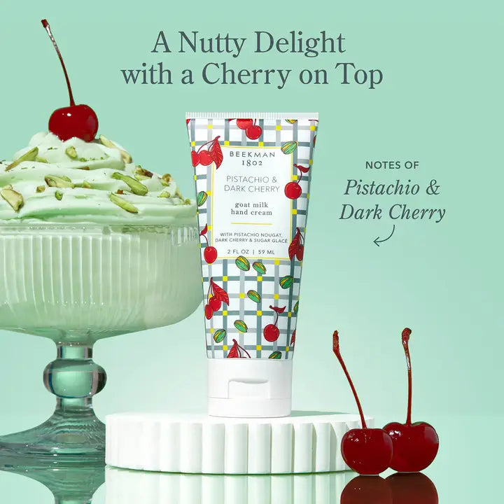 Pistachio & Dark Cherry 3-Piece Bodycare Gift Set