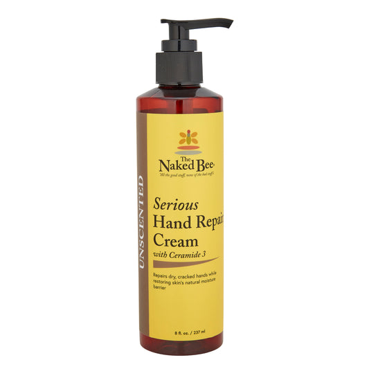 The Naked Bee - 8 oz. Unscented Serious Hand Repair Cream