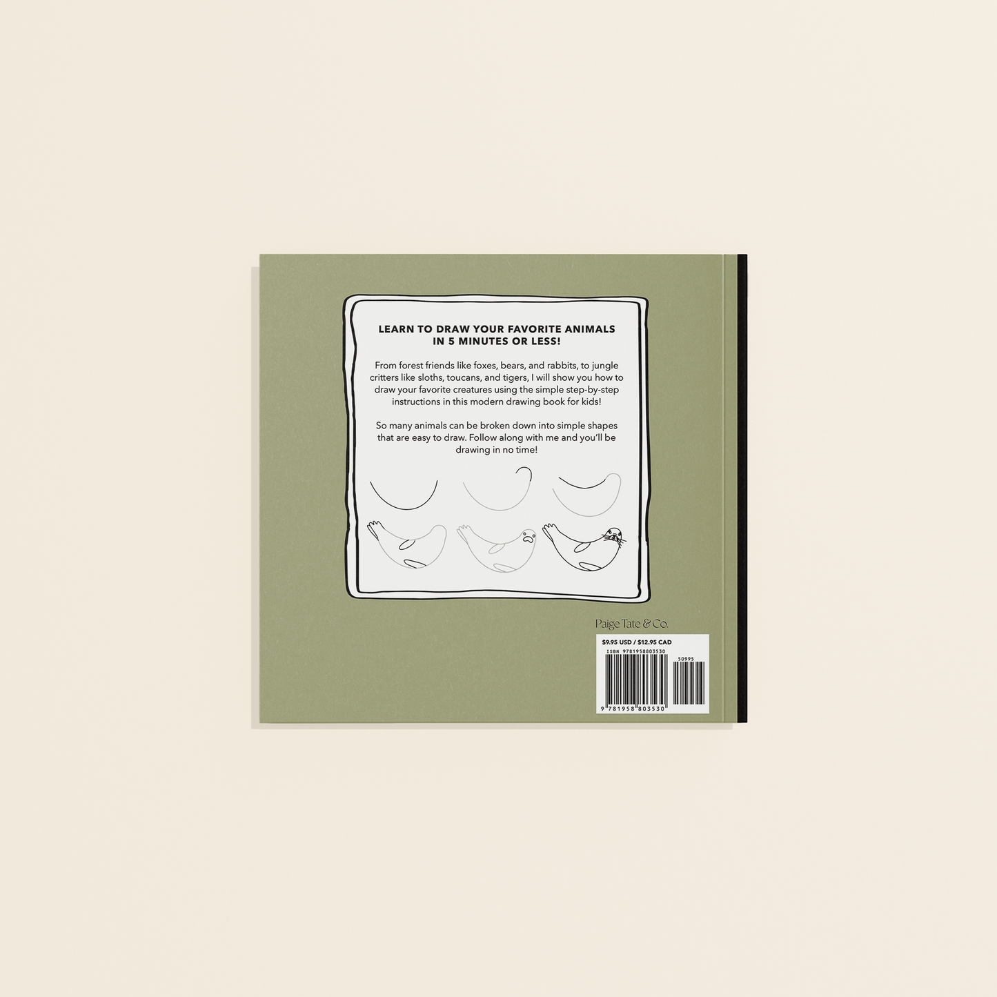 Paige Tate & Co. - All The Animals: A How to Draw Art Book for Kids Mini