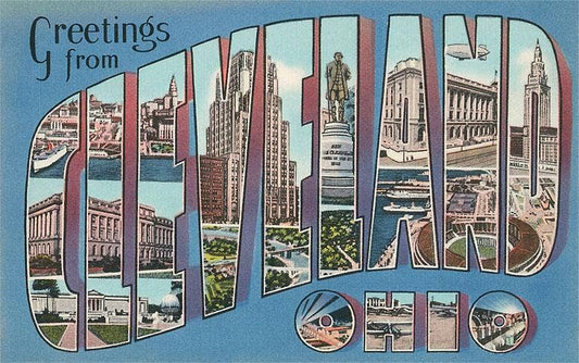 Found Image Press - OH-422 Greetings from Cleveland - Vintage Image, Postcard