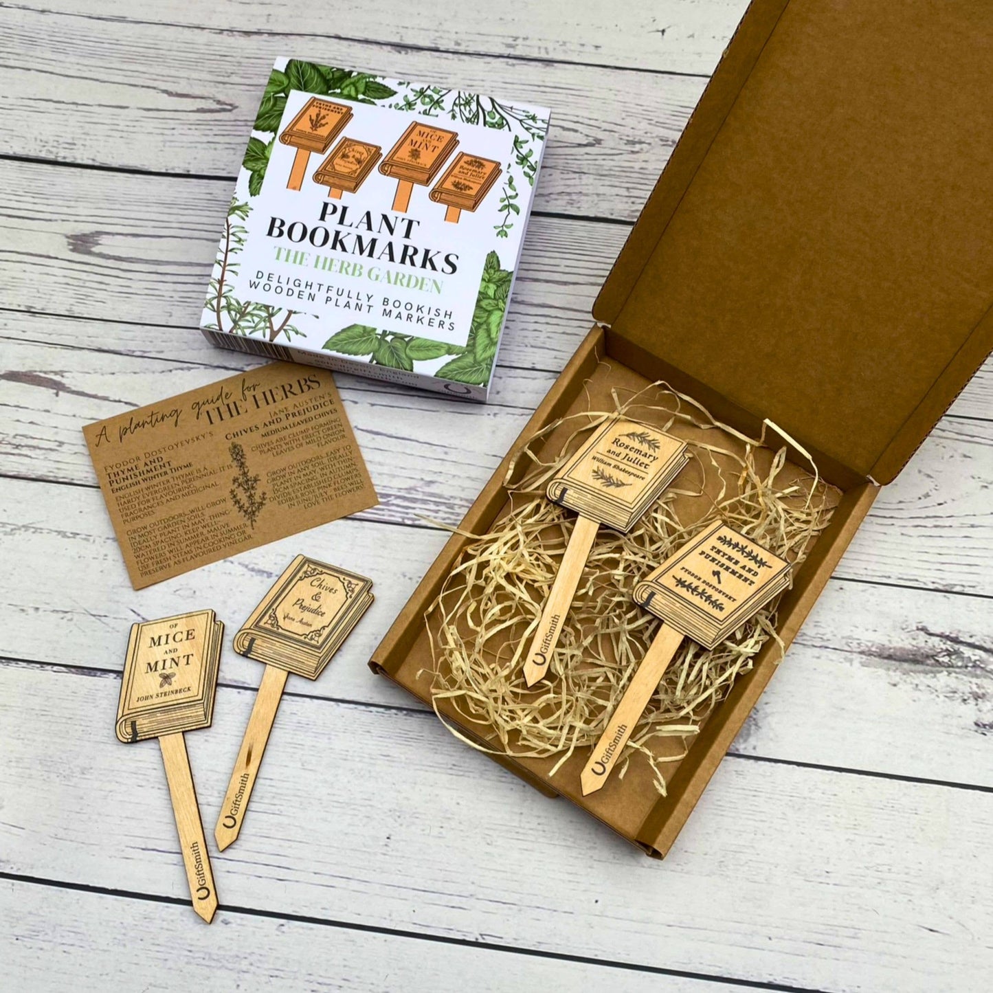 GiftSmith - Plant Bookmarks: The Herb Garden