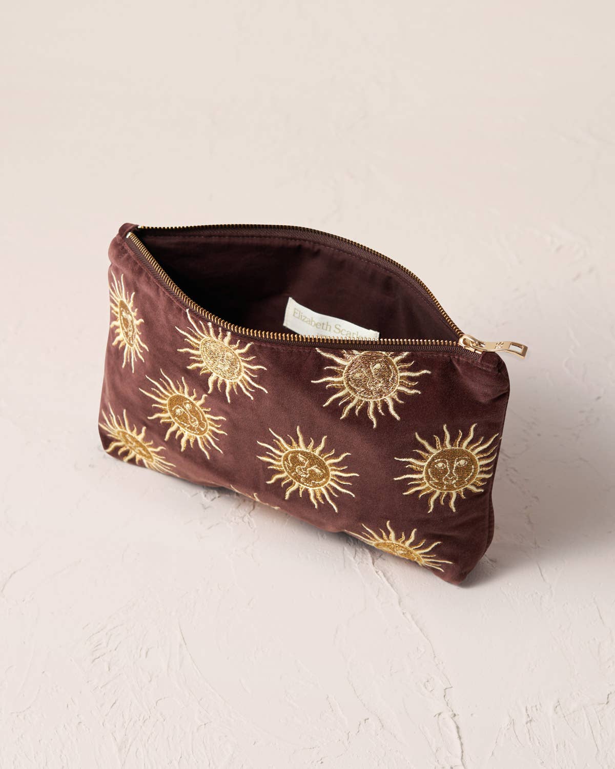 Sun Goddess Everyday Pouch: Velvet / Chocolate
