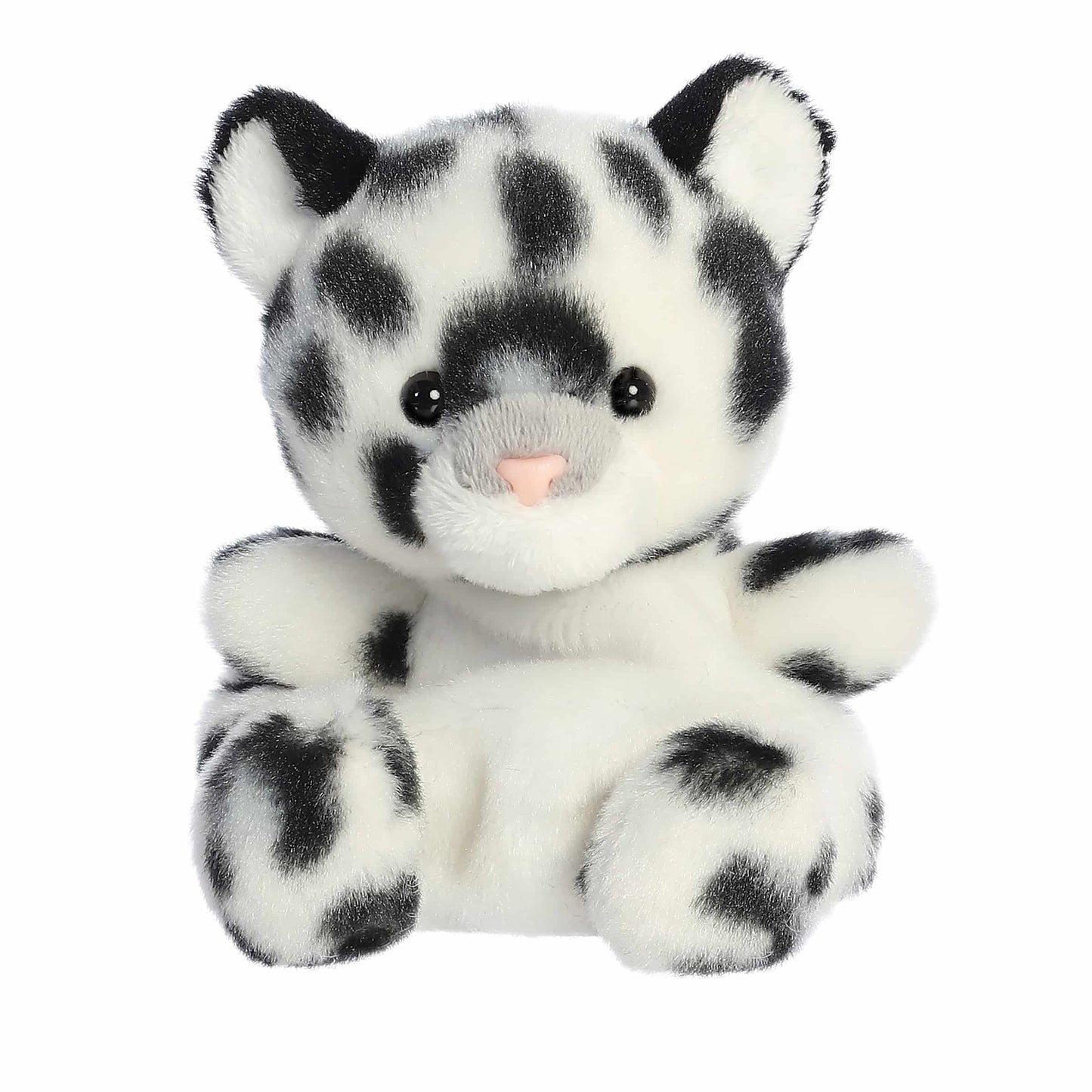 Kaia Snow Leopard - Puzzling Palm Pals Plush - Aurora
