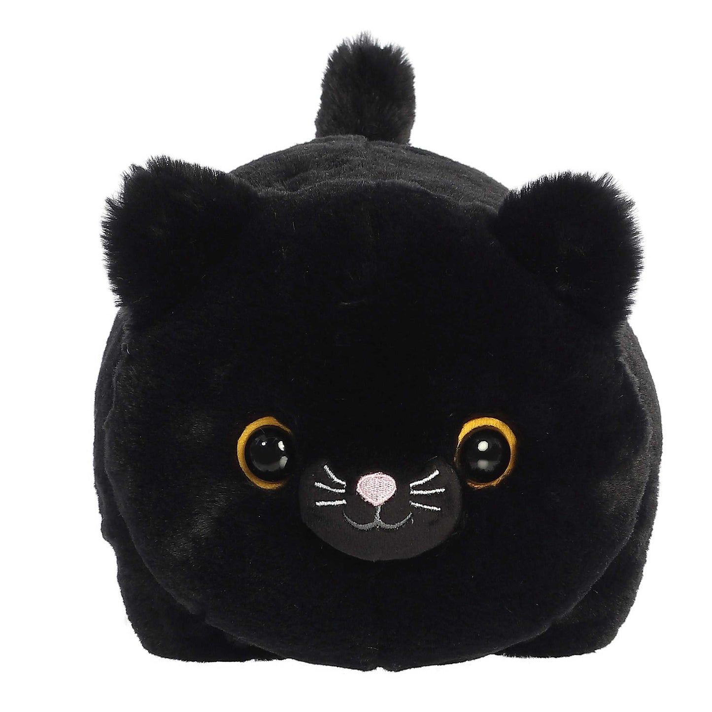 Bella Black Cat - Round Spuderts Plush - Aurora