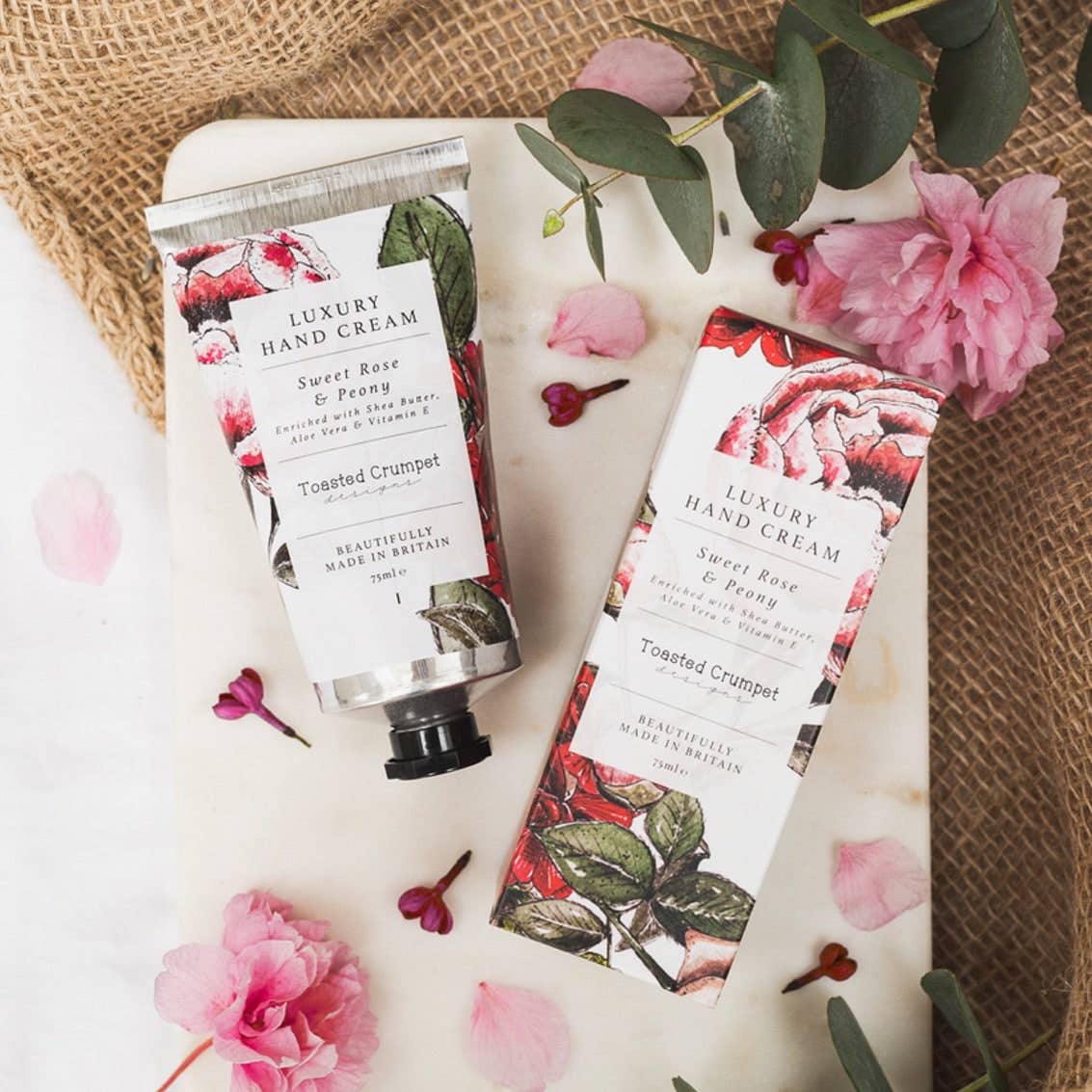 Toasted Crumpet - Sweet Rose & Peony Hand Cream