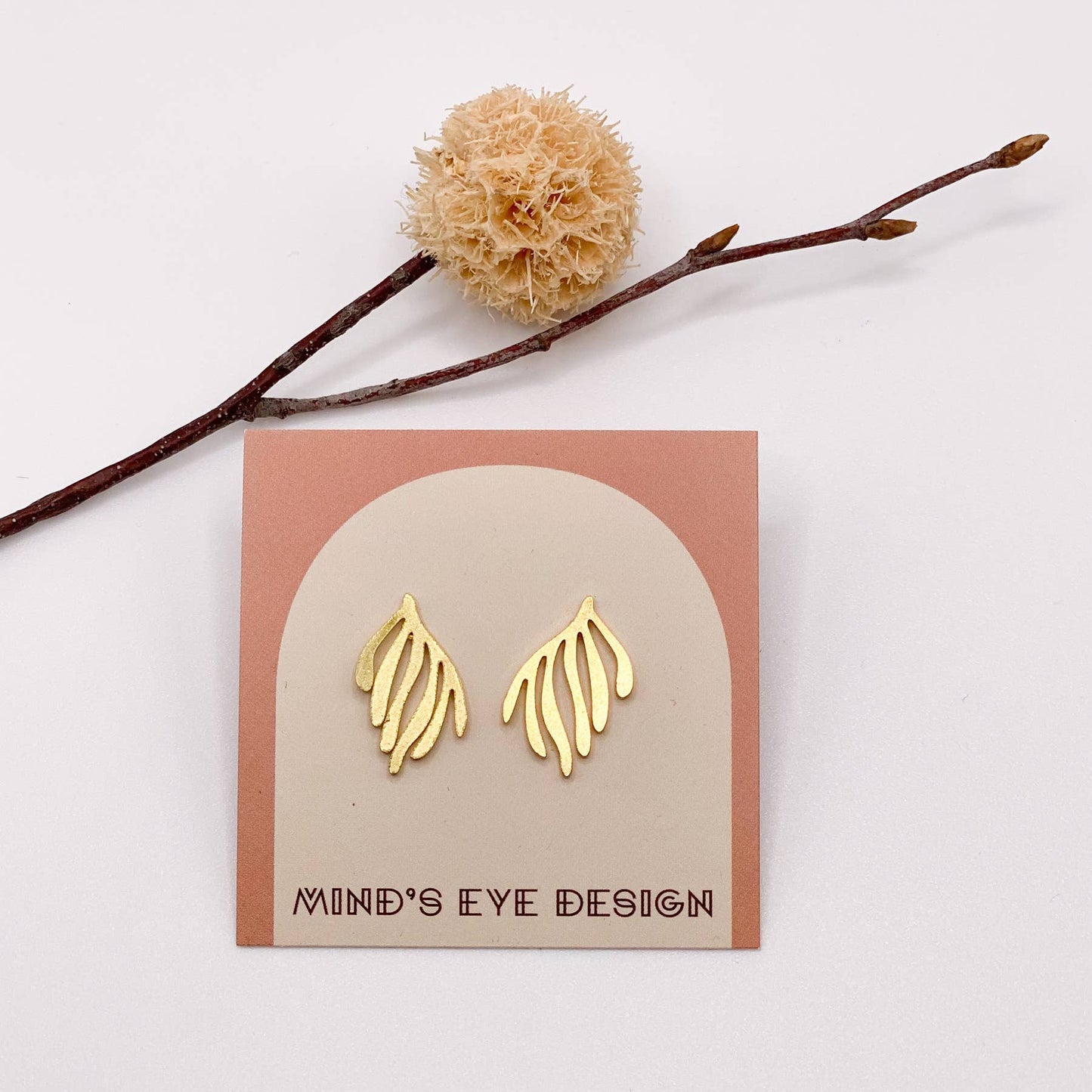 Mind's Eye Design - Leaf Studs