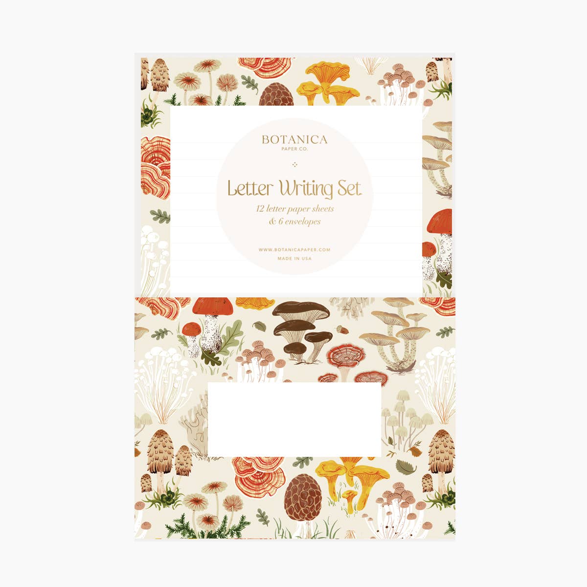 Botanica Paper Co. - MUSHROOMS / Letter Writing Set