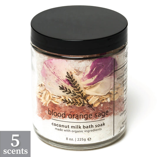 Hemlock Park - Blood Orange Sage, Lavender, Sea Salt Orchid Bath Soak