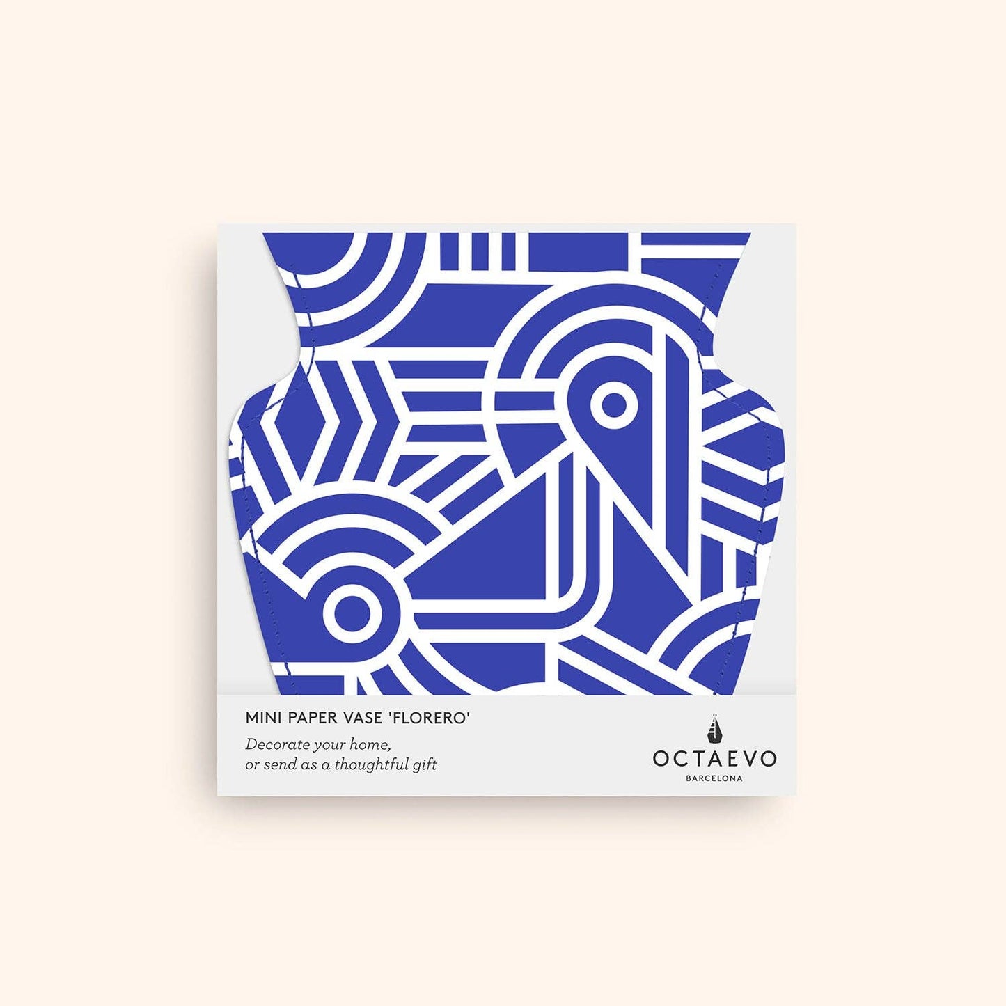 54 Celsius - OCTAEVO Greco Mini Paper Vase, Flower Vase & Card Set