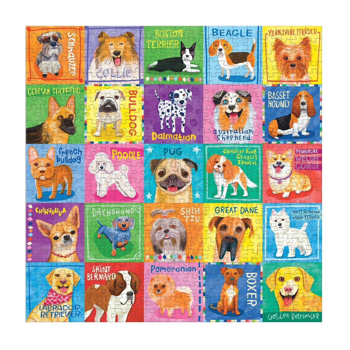 Chronicle Books - Pawsome Portraits 500 Piece Family Puzzle