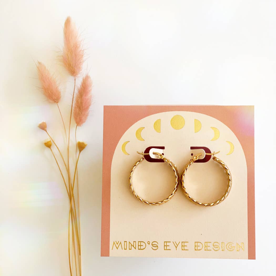 Mind's Eye Design - Braided Hoops