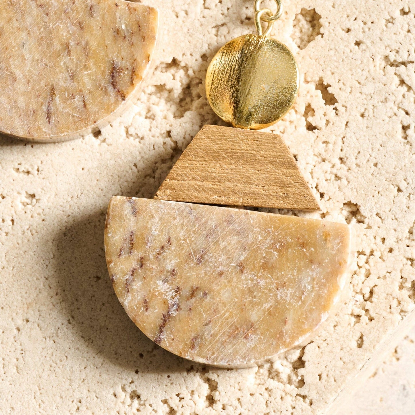 Ten Thousand Villages - Tirsuli Gorara Stone Drop Earrings