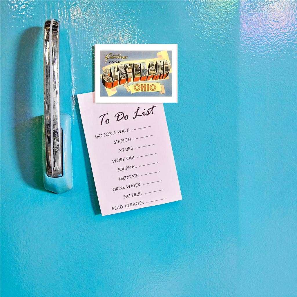 Found Image Press - Magnet OH-18 Greetings from Cleveland