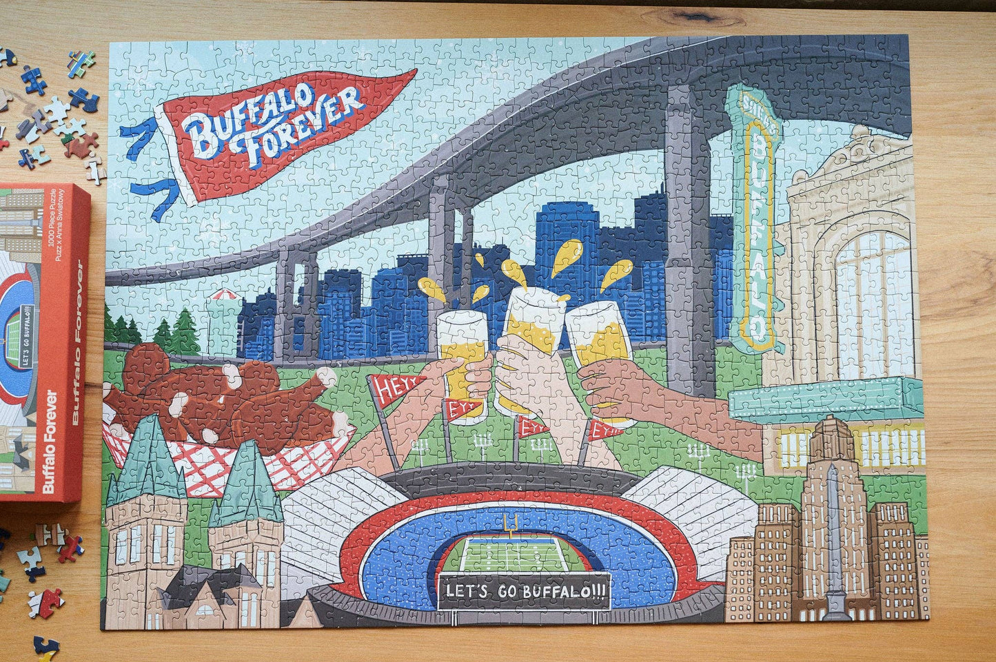 Puzz - Buffalo Forever - 1,000 Piece Jigsaw Puzzle