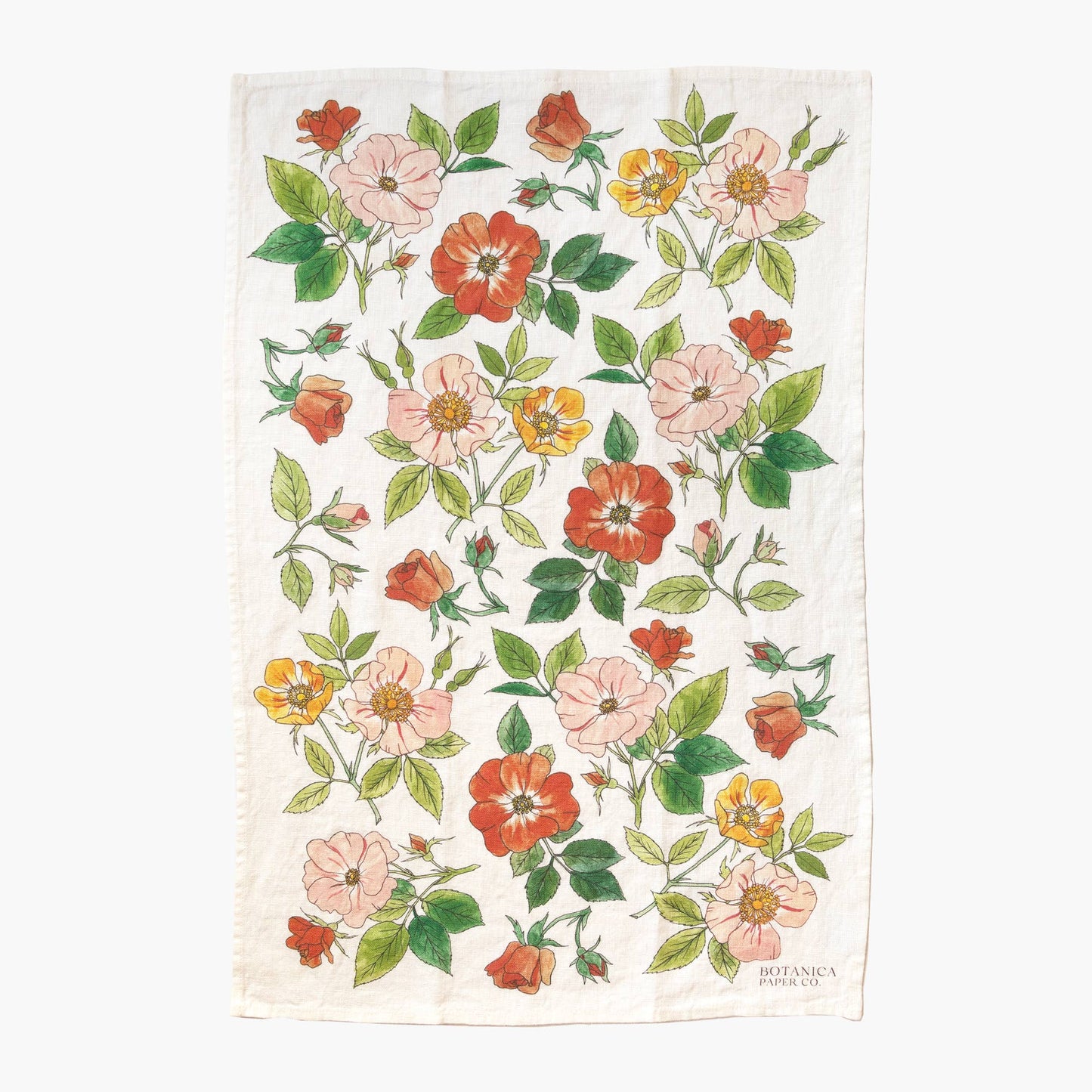 Botanica Paper Co. - WILD ROSES | 100% LINEN TEA TOWEL