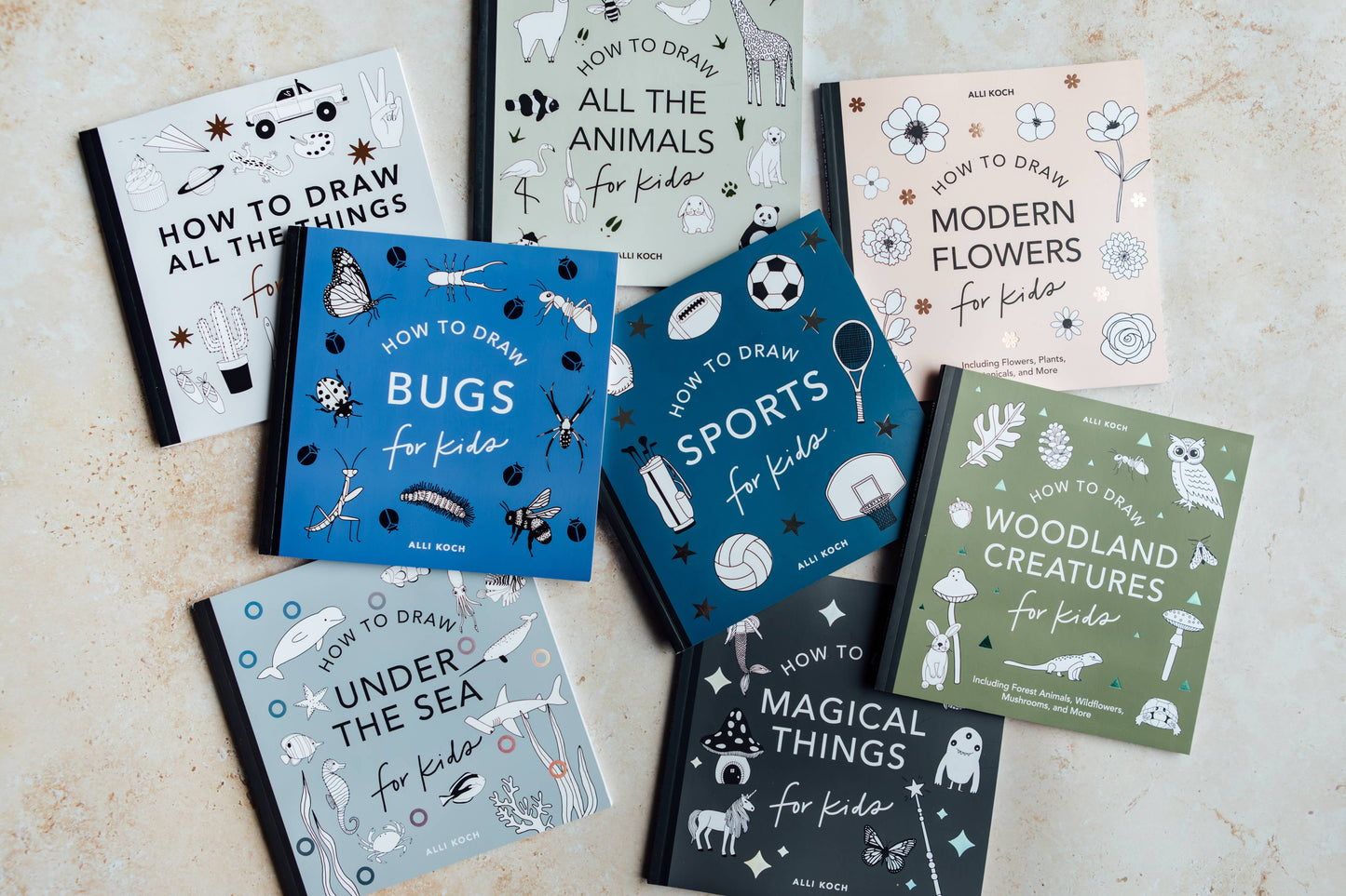 Paige Tate & Co. - How to Draw Bugs for Kids (Butterflies, Bees, Ladybugs)