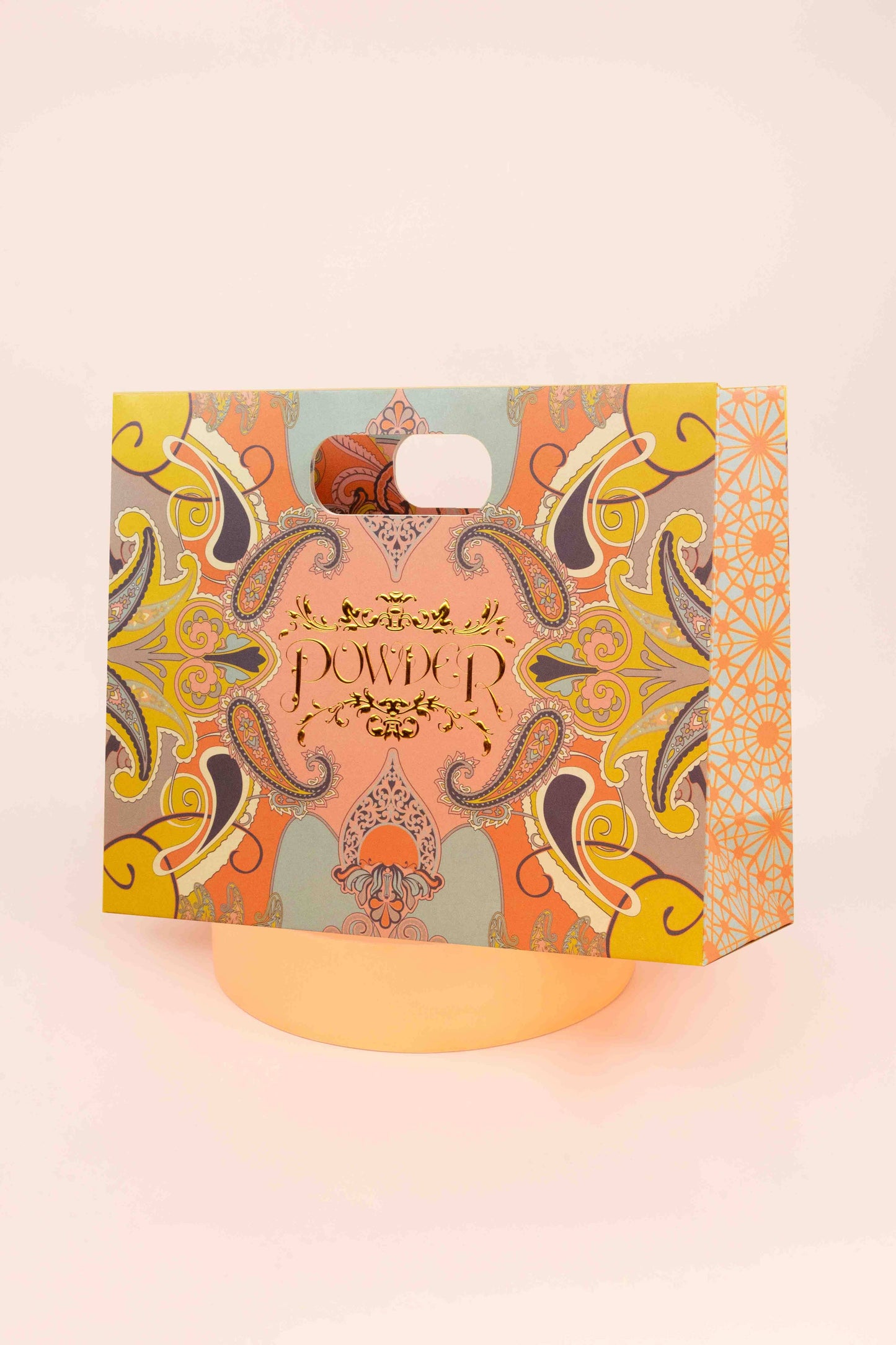 Luxurious Teal Forest Foliage Scarf