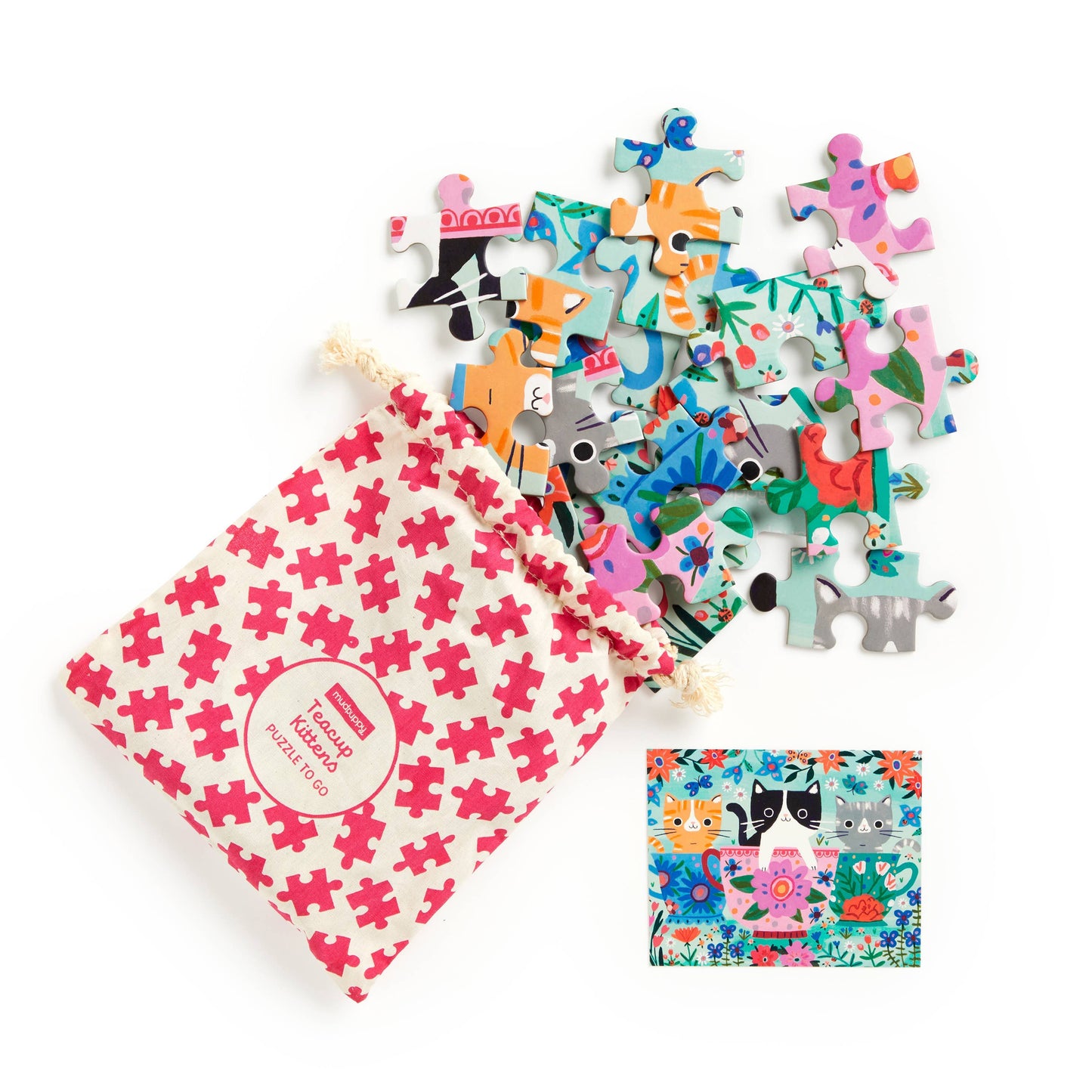 Chronicle Books - Teacup Kittens 36 Piece Puzzle to Go