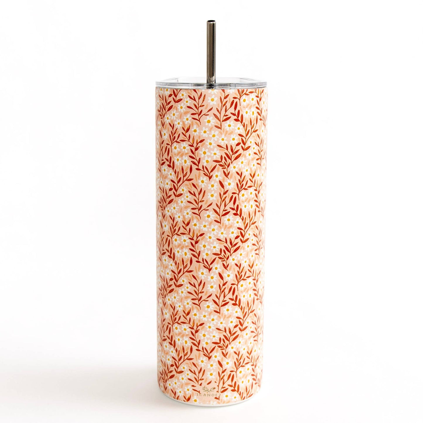 1canoe2 | One Canoe Two Paper Co. - Pink Daisy 20oz Stainless Steel Skinny Tumbler