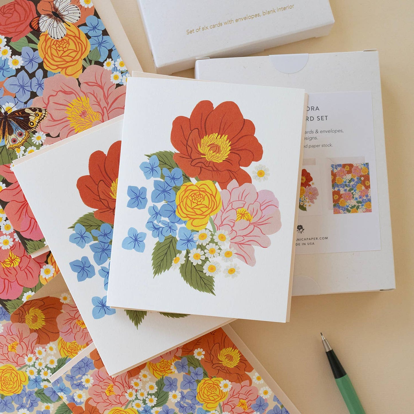 Botanica Paper Co. - GARDEN FLORA, GREETING CARD SET