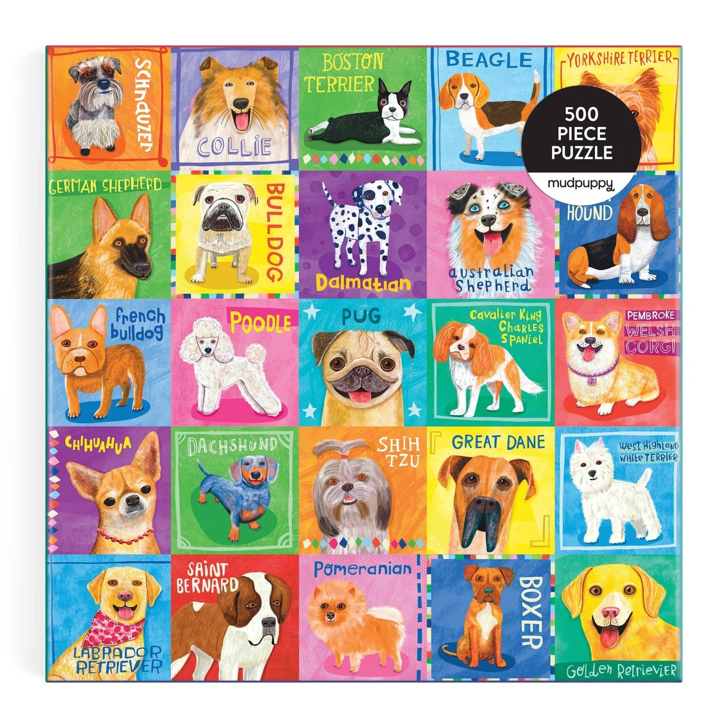 Chronicle Books - Pawsome Portraits 500 Piece Family Puzzle