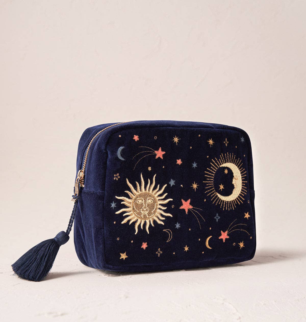 Celestial Wash Bag: Navy / Velvet