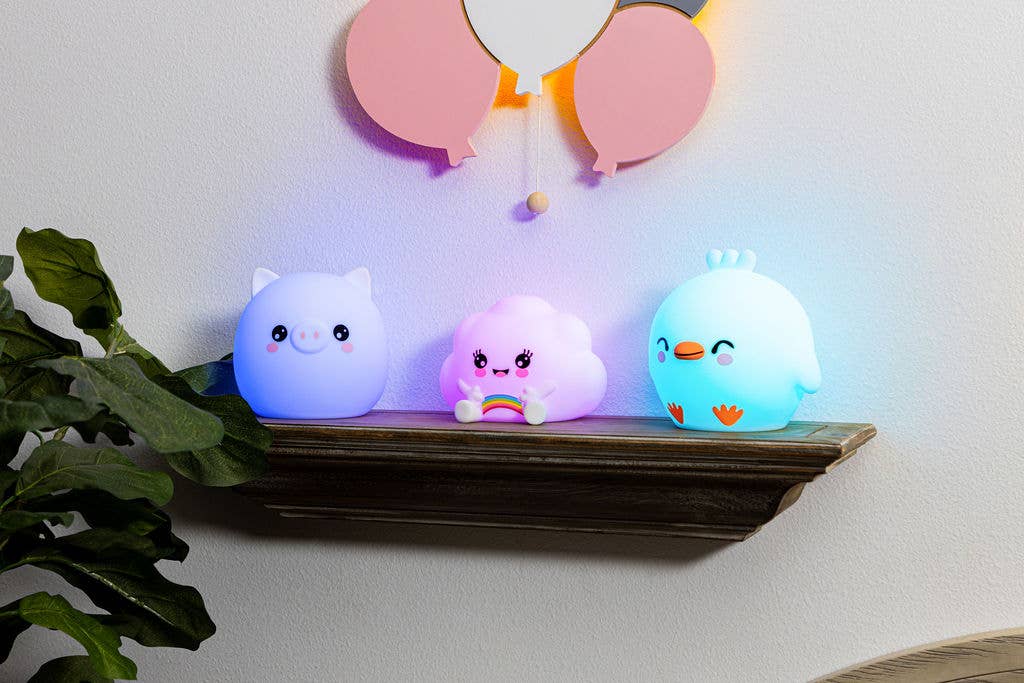 Lumieworld - Lumipets® LED Cloud Night Light with Remote, kawaii edition