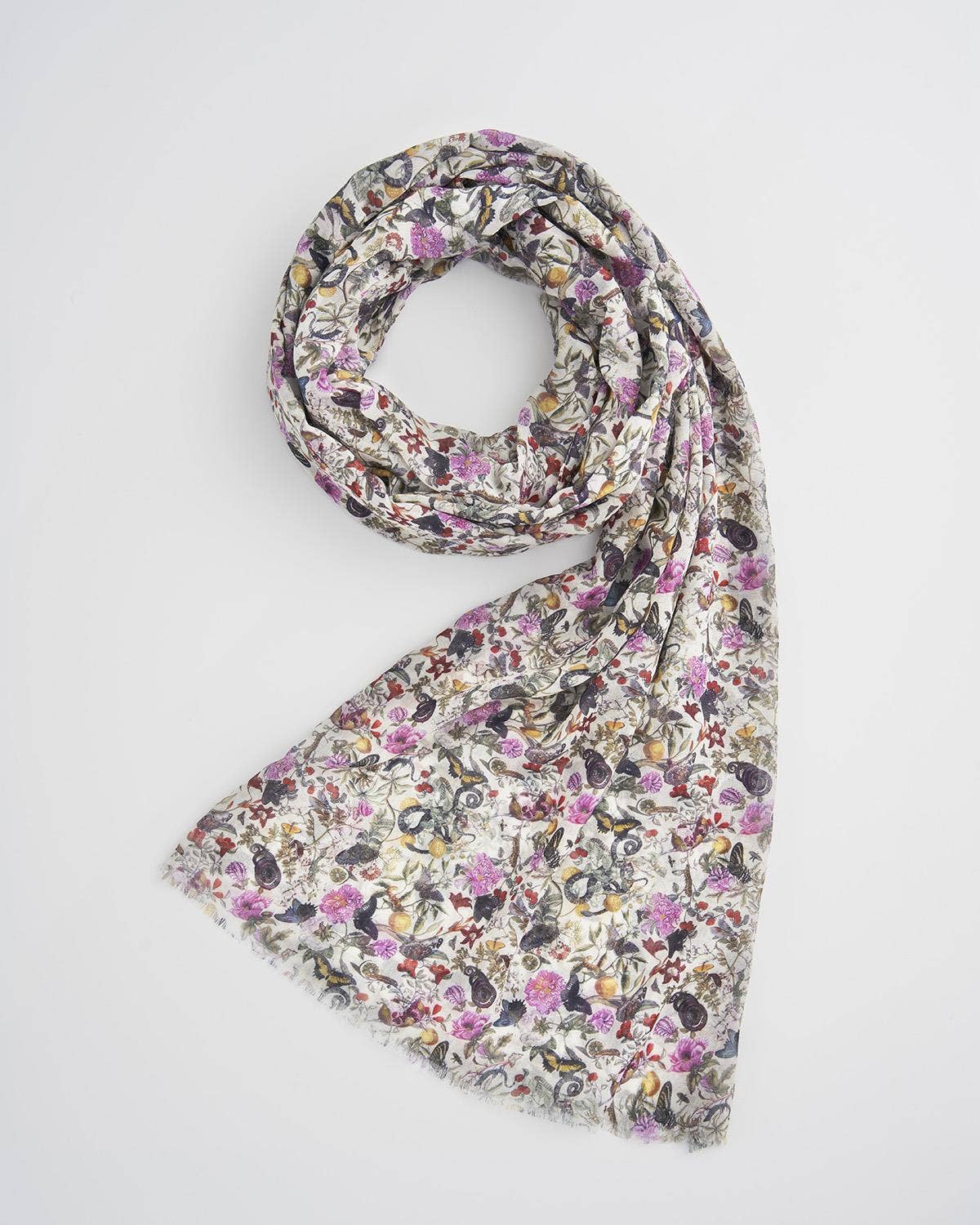 Fable England - FABLE Floral Engravings Lightweight Scarf