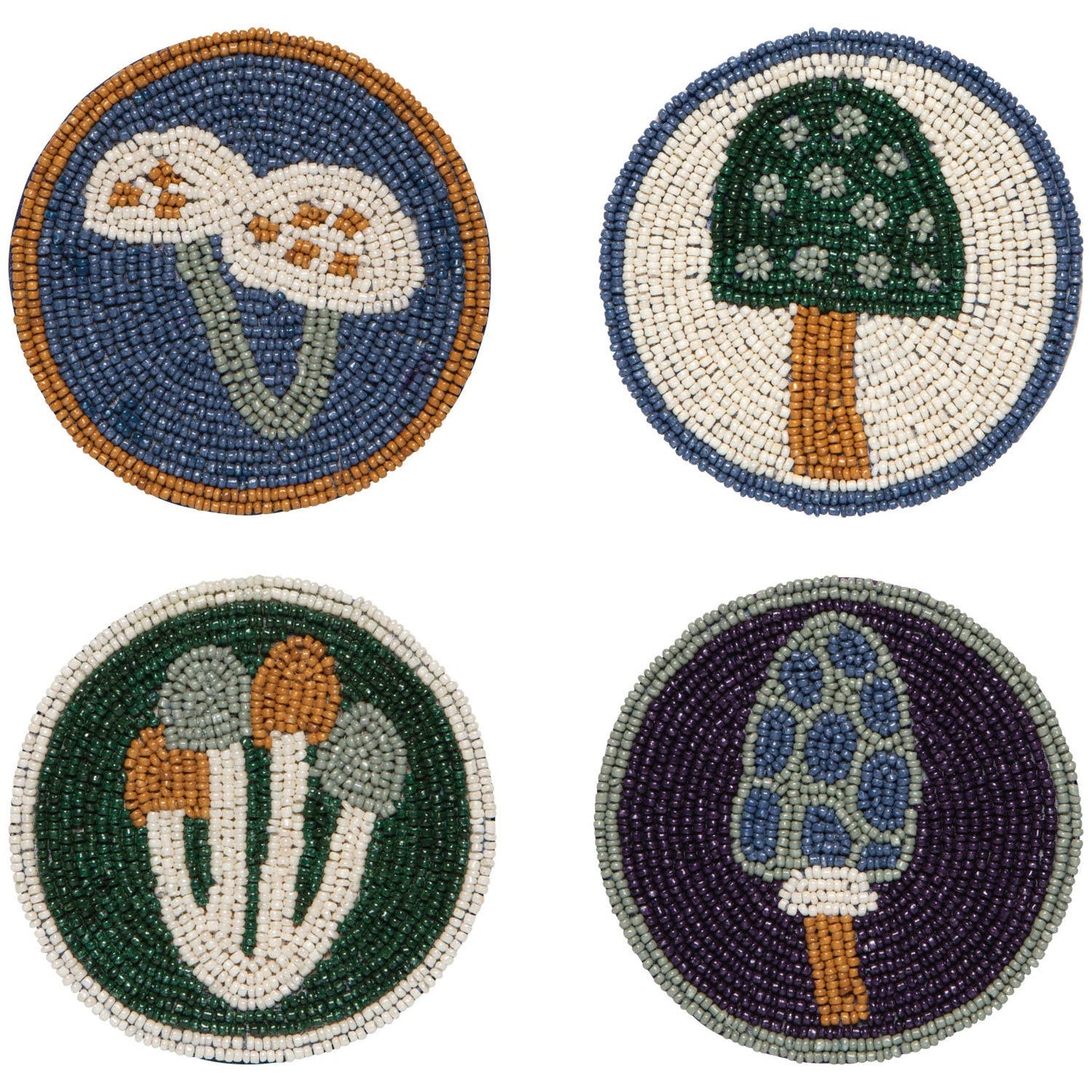 Danica Studio - Wildgrove Beaded Coasters Set of 4