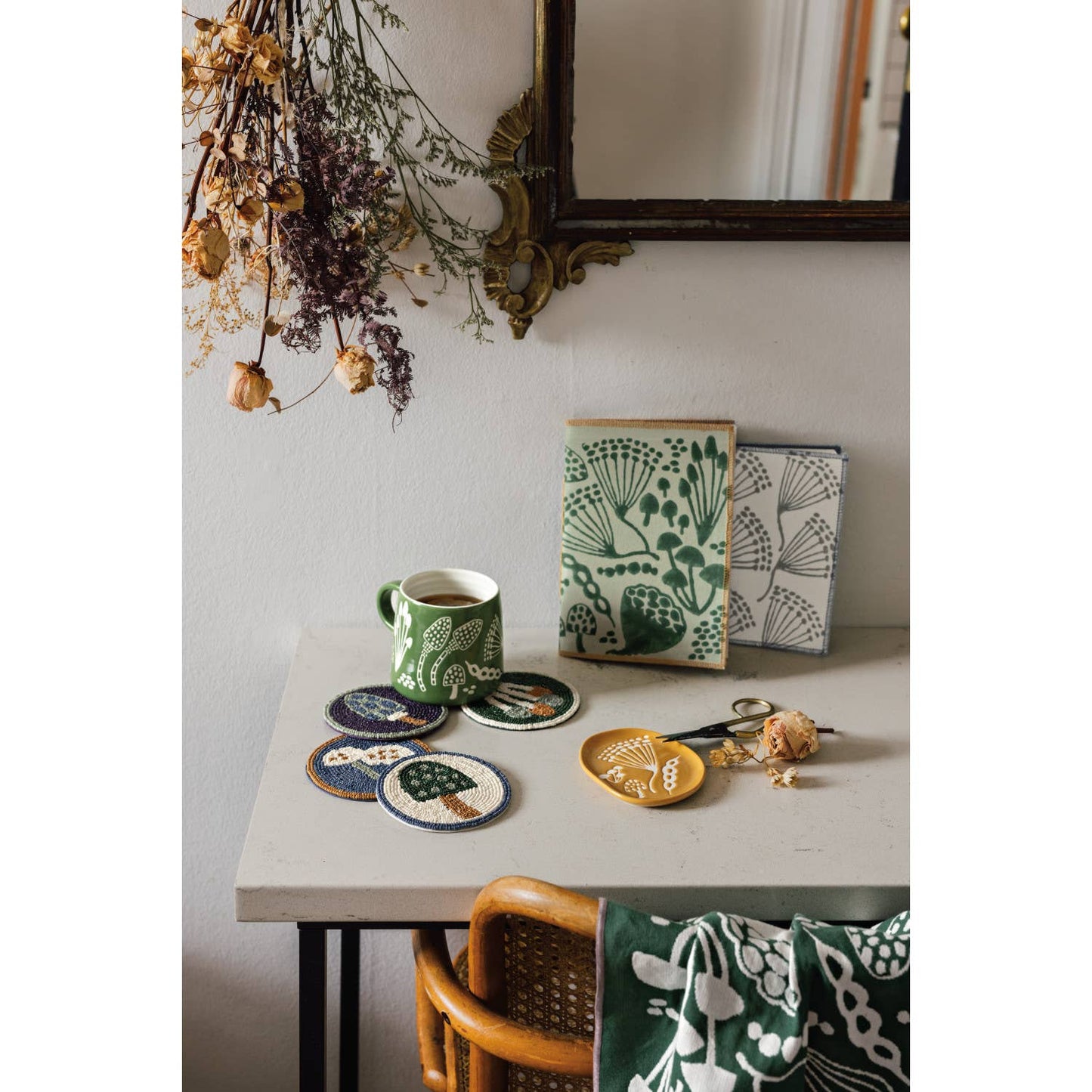 Danica Studio - Wildgrove Beaded Coasters Set of 4