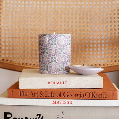 L'or de Seraphine - Lori Weitzner Diam Large Ceramic Jar Candle