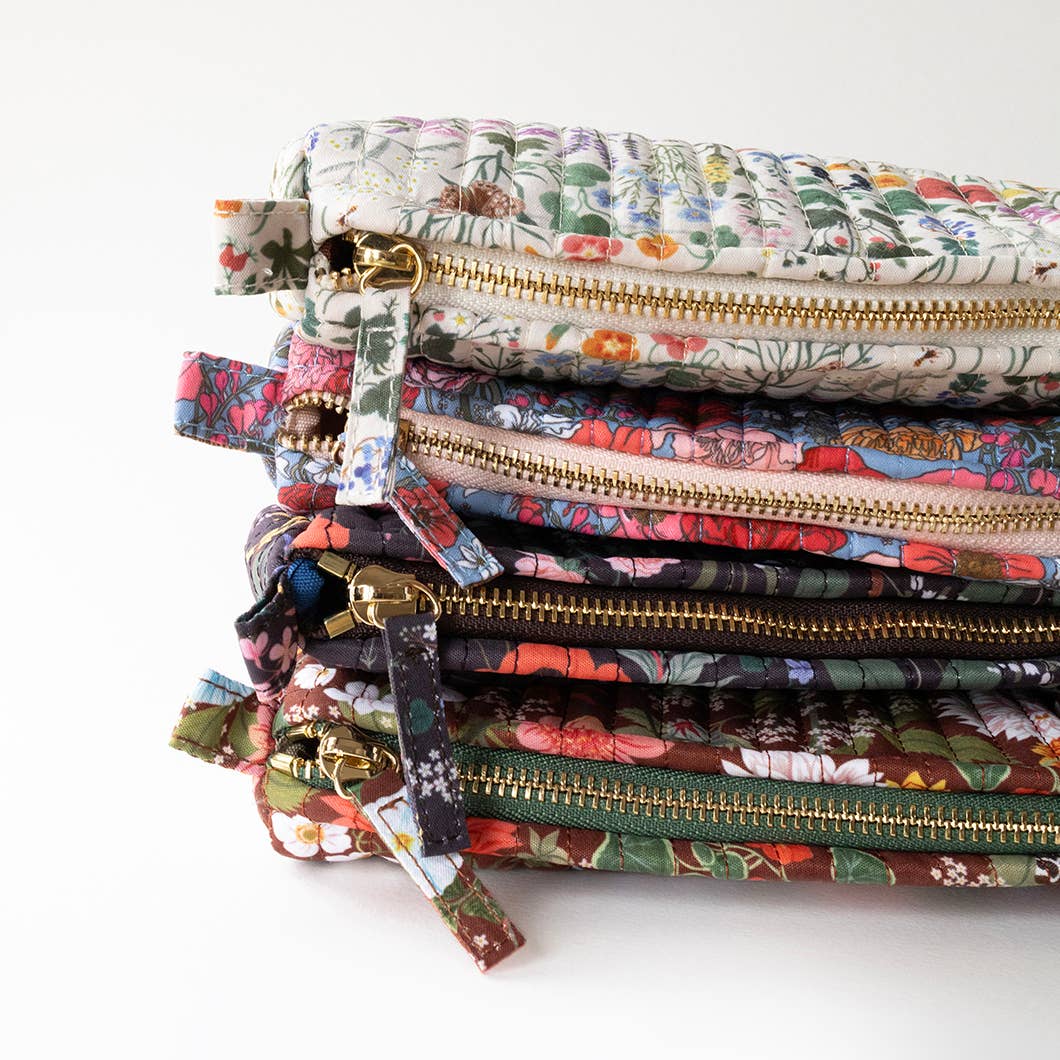 Botanica Paper Co. - BOTANIST | Cotton Quilted Pencil Pouch