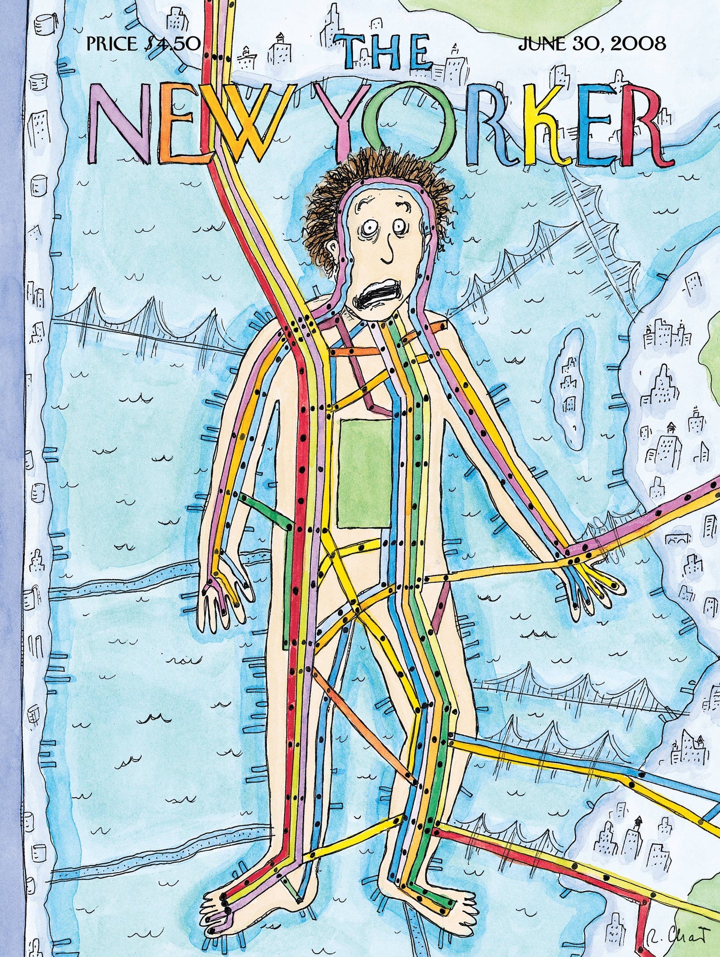 New York Puzzle Company - Subway Man - 500 Piece Jigsaw Puzzle