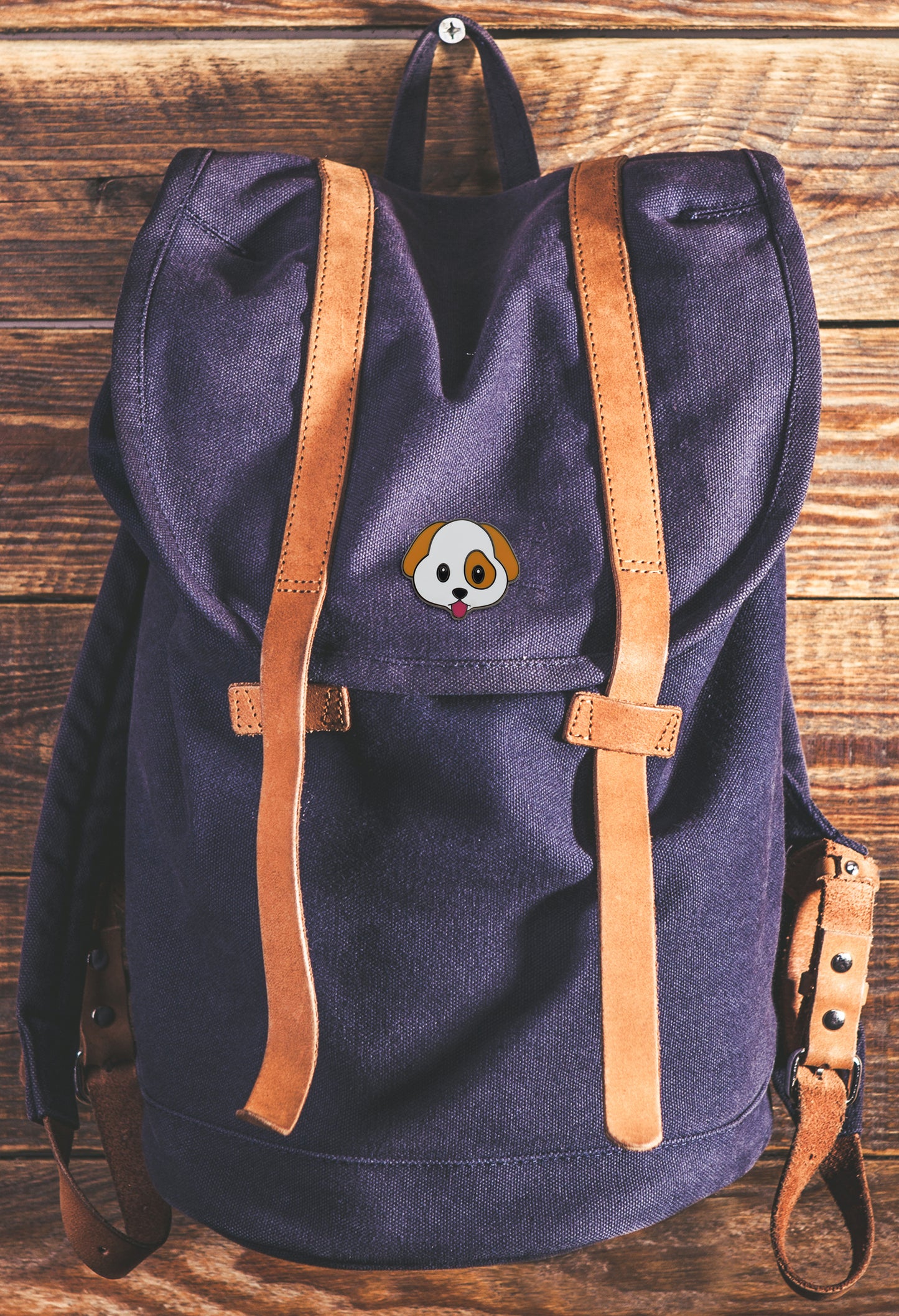 Cute Puppy / Dog Emoji Enamel Pin for your Life