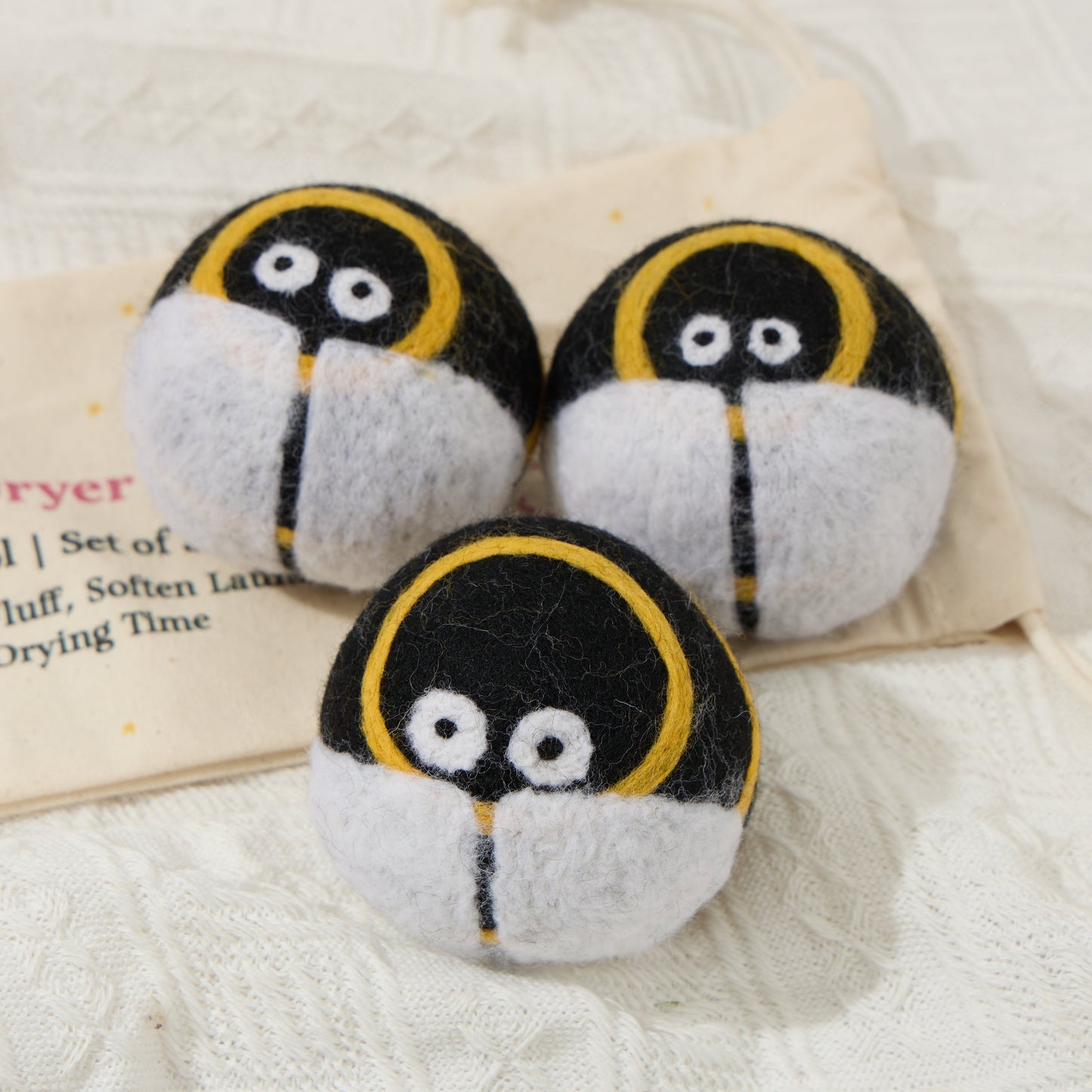 Bee Eco Wool Dryer Balls - Set of 3