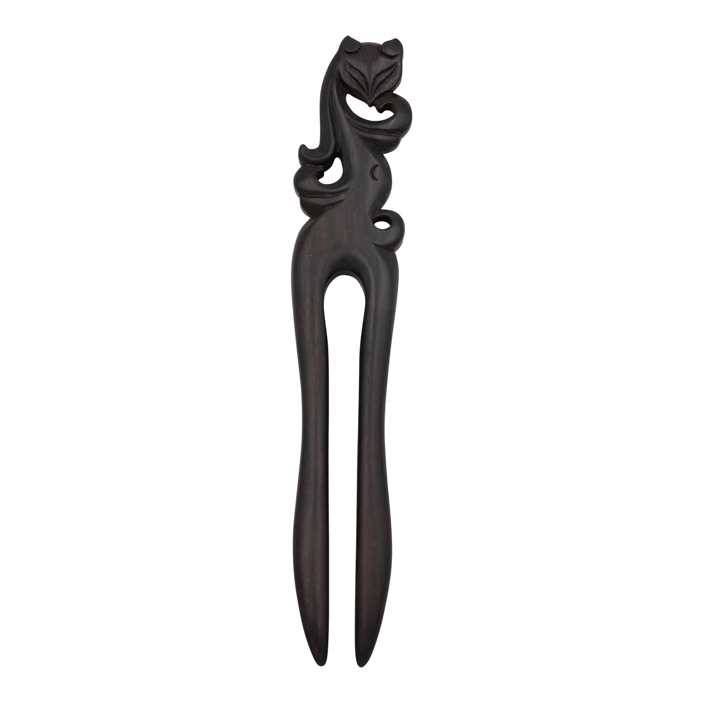 Sandalwood Hair Fork Chopstick Hair Pin Hair Sticks - Fox