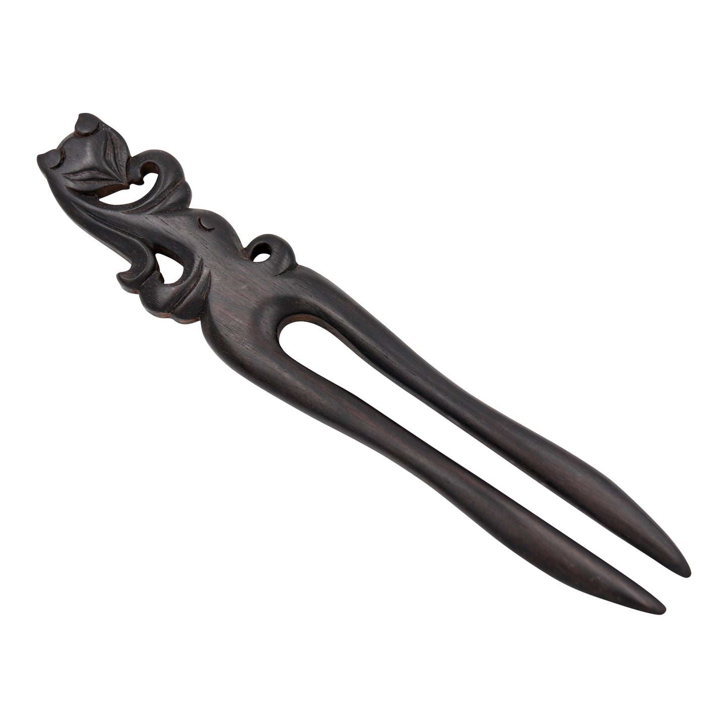 Sandalwood Hair Fork Chopstick Hair Pin Hair Sticks - Fox